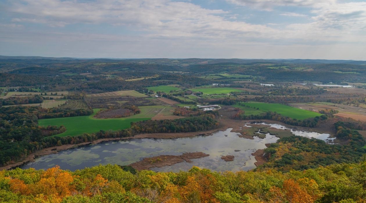 Stissing Mountain view from firetower